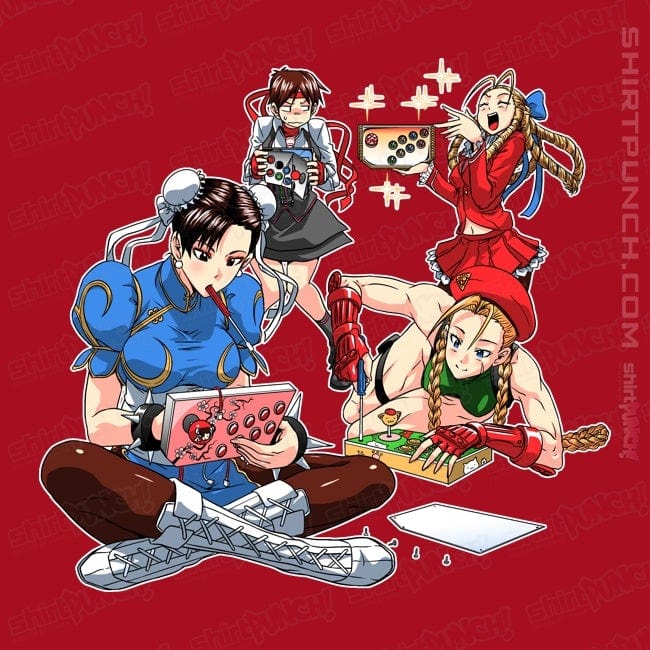 Daily_Deal_Shirts Magnets / 3"x3" / Red Showoff
