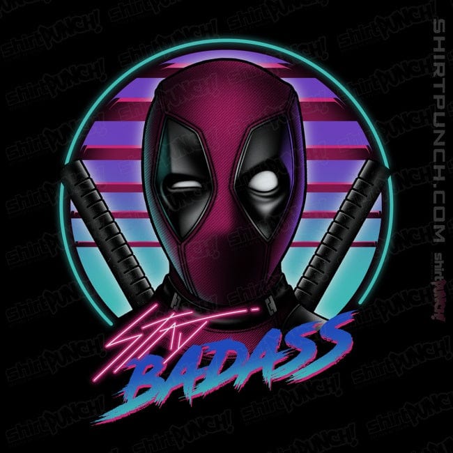 Daily_Deal_Shirts Magnets / 3"x3" / Black Stay Badass