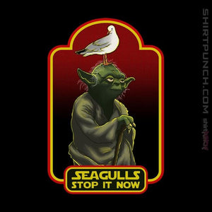 Shirts Magnets / 3"x3" / Black Seagulls Stop It Now