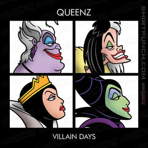 Daily_Deal_Shirts Magnets / 3"x3" / Black Queenz Villain Days