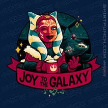 Load image into Gallery viewer, Daily_Deal_Shirts Magnets / 3&quot;x3&quot; / Navy Joy To The Galaxy

