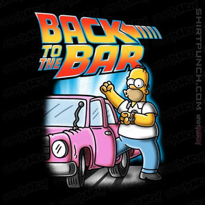 Daily_Deal_Shirts Magnets / 3"x3" / Black Back To The Bar