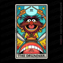 Load image into Gallery viewer, Daily_Deal_Shirts Magnets / 3&quot;x3&quot; / Black The Drummer
