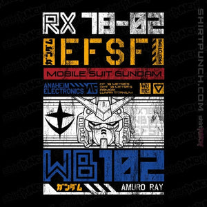 Daily_Deal_Shirts Magnets / 3"x3" / Black RX-78-02 DATA