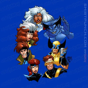 Daily_Deal_Shirts Magnets / 3"x3" / Royal Blue X-Men 30th
