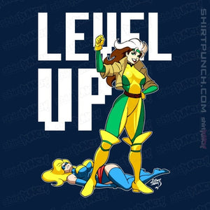 Daily_Deal_Shirts Magnets / 3"x3" / Navy Rogue Level Up