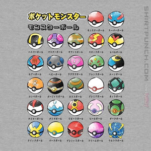 Secret_Shirts Magnets / 3"x3" / Sports Grey Pokeball Types