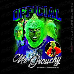 Shirts Magnets / 3"x3" / Black Mr Grouchy x CoDdesigns Bootleg Hip Hop tee