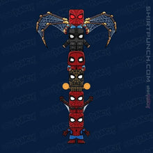 Load image into Gallery viewer, Daily_Deal_Shirts Magnets / 3&quot;x3&quot; / Navy Totem Of Spiders
