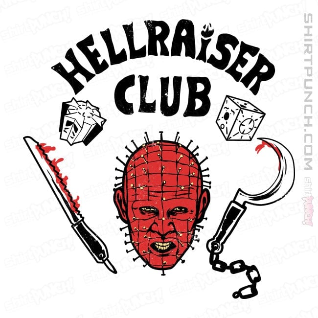 Daily_Deal_Shirts Magnets / 3"x3" / White Hellraiser Club