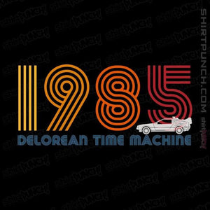 Shirts Magnets / 3"x3" / Black 1985 DeLorean Time Machine