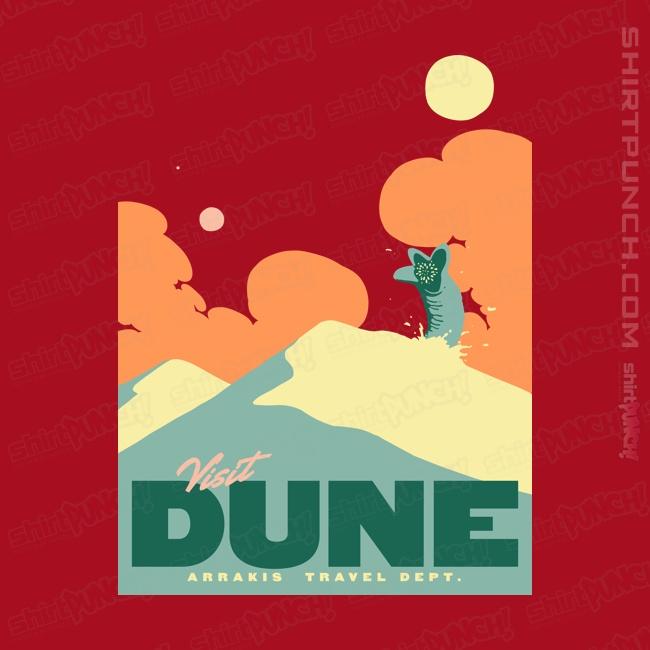 Shirts Magnets / 3"x3" / Red Visit Dune