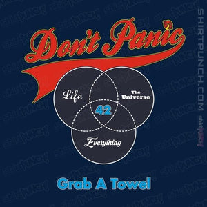 Shirts Magnets / 3"x3" / Navy Grab A Towel