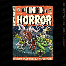 Load image into Gallery viewer, Shirts Magnets / 3&quot;x3&quot; / Black The Dungeon Of Horror
