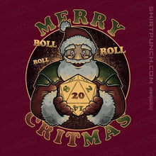 Load image into Gallery viewer, Daily_Deal_Shirts Magnets / 3&quot;x3&quot; / Maroon Merry Critmas
