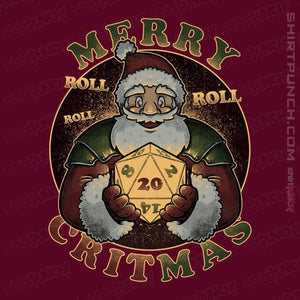 Daily_Deal_Shirts Magnets / 3"x3" / Maroon Merry Critmas