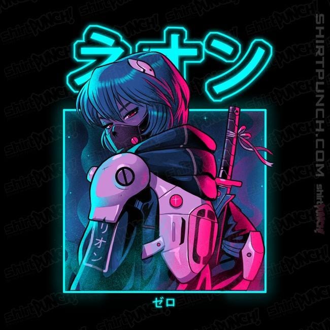 Shirts Magnets / 3"x3" / Black Neon Zero