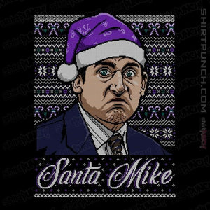 Shirts Magnets / 3"x3" / Black Santa Mike