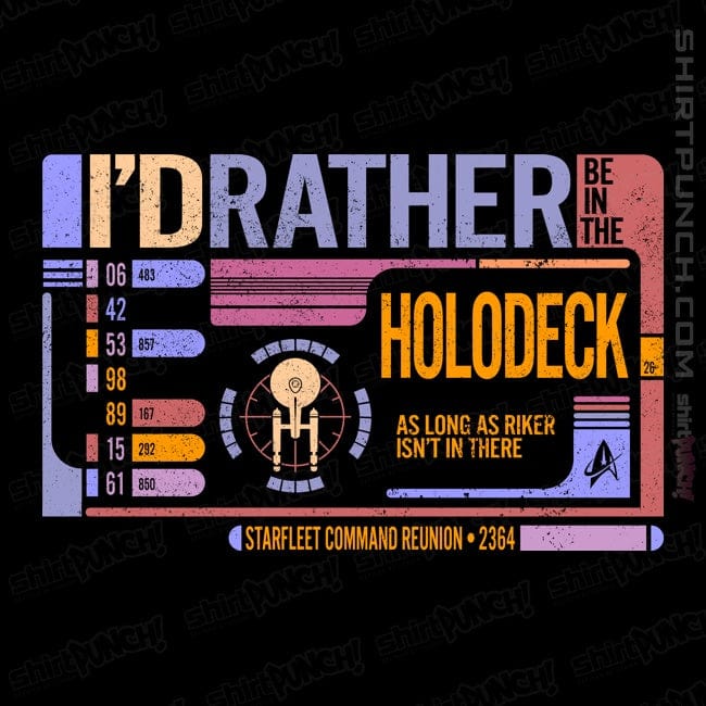 Secret_Shirts Magnets / 3"x3" / Black Holodeck!