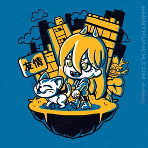 Daily_Deal_Shirts Magnets / 3"x3" / Sapphire Chainsaw Power