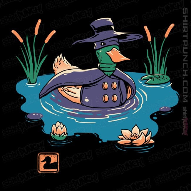 Secret_Shirts Magnets / 3"x3" / Black The Dark Duck