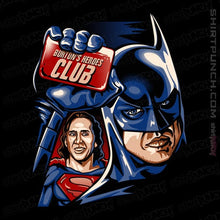 Load image into Gallery viewer, Daily_Deal_Shirts Magnets / 3&quot;x3&quot; / Black Burton&#39;s Heroes Club

