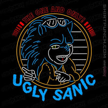 Load image into Gallery viewer, Daily_Deal_Shirts Magnets / 3&quot;x3&quot; / Black Ugly Sanic

