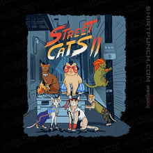 Load image into Gallery viewer, Shirts Magnets / 3&quot;x3&quot; / Black Street Cats II
