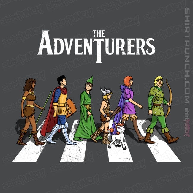 Daily_Deal_Shirts Magnets / 3"x3" / Charcoal The Adventurers