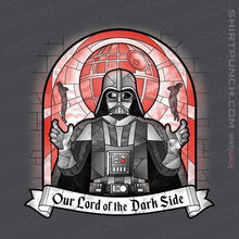 Load image into Gallery viewer, Shirts Magnets / 3&quot;x3&quot; / Charcoal Our Lord Of The Dark Side

