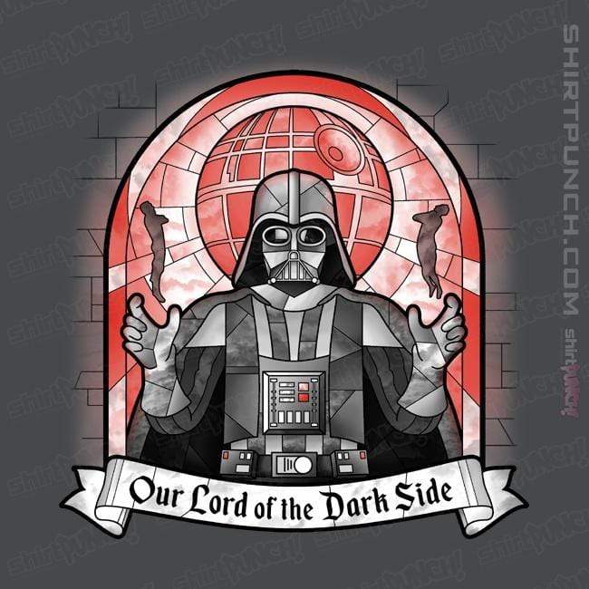 Shirts Magnets / 3"x3" / Charcoal Our Lord Of The Dark Side