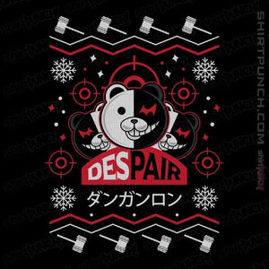 Shirts Magnets / 3"x3" / Black Despair Kuma Ugly Christmas Sweater