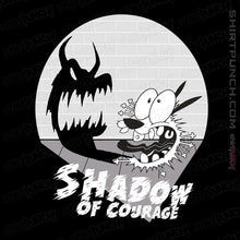 Load image into Gallery viewer, Shirts Magnets / 3&quot;x3&quot; / Black The Shadow of Courage
