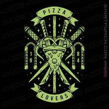 Load image into Gallery viewer, Shirts Magnets / 3&quot;x3&quot; / Black Pizza Lovers
