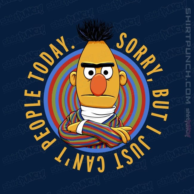Shirts Magnets / 3"x3" / Navy I Can't People Today