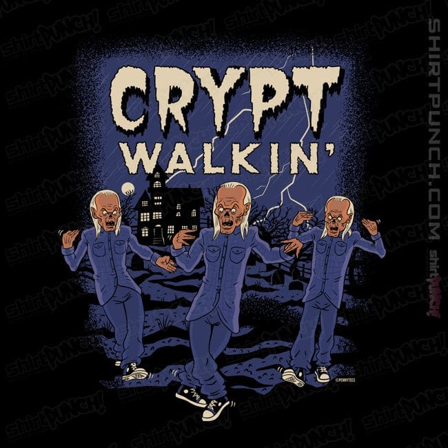 Daily_Deal_Shirts Magnets / 3"x3" / Black Crypt Walkin'