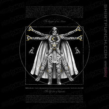 Load image into Gallery viewer, Daily_Deal_Shirts Magnets / 3&quot;x3&quot; / Black Vitruvian Moon Knight
