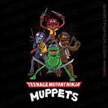 Load image into Gallery viewer, Secret_Shirts Magnets / 3&quot;x3&quot; / Black Teenage Mutant Ninja Muppets
