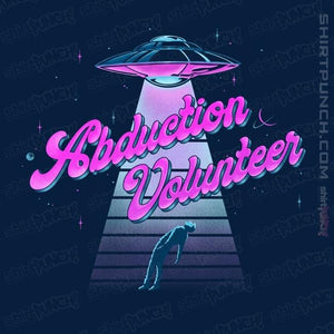 Daily_Deal_Shirts Magnets / 3"x3" / Navy Abduction Volunteer