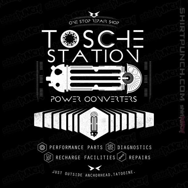 Shirts Magnets / 3"x3" / Black Tosche Station