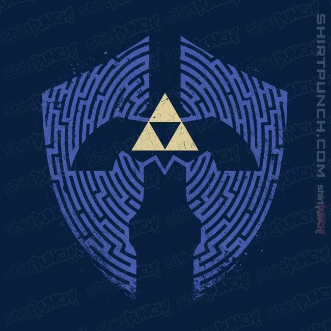 Shirts Magnets / 3"x3" / Navy Triforce Labyrinth