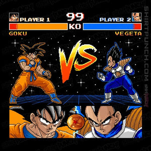 Shirts Magnets / 3"x3" / Black Goku VS Vegeta