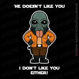 Daily_Deal_Shirts Magnets / 3"x3" / Black He Doesn't Like You