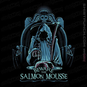 Daily_Deal_Shirts Magnets / 3"x3" / Black Salmon Mousse