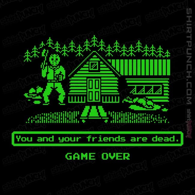 Daily_Deal_Shirts Magnets / 3"x3" / Black You And Your Friends Are Dead