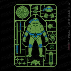 Daily_Deal_Shirts Magnets / 3"x3" / Black Leonardo Model Sprue