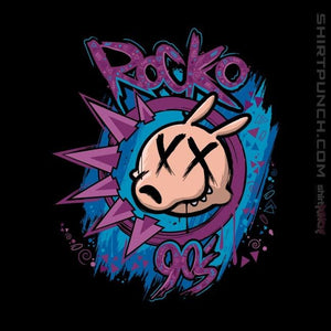 Shirts Magnets / 3"x3" / Black Rocko 90s