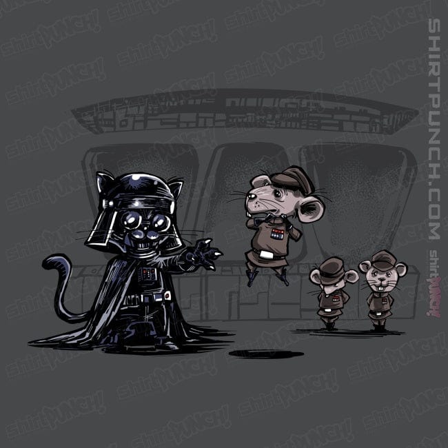 Secret_Shirts Magnets / 3"x3" / Charcoal Cat Vader
