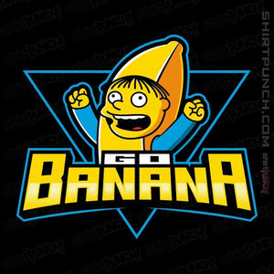 Daily_Deal_Shirts Magnets / 3"x3" / Black Go Banana
