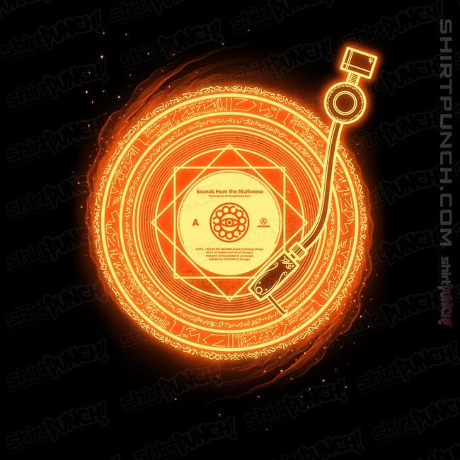 Daily_Deal_Shirts Magnets / 3"x3" / Black Sounds From The Multiverse